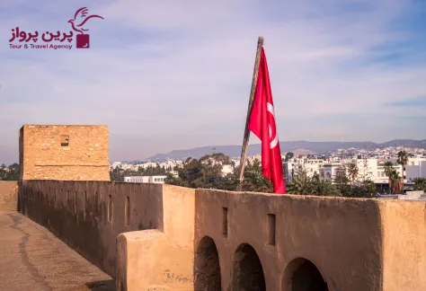 قلعه نظامی کسبه در شهر حمامه، تونس