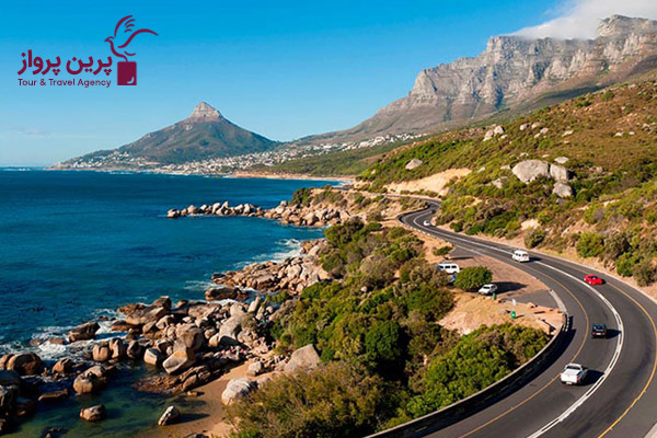 جاده "چپمنز پیک درایو" (Chapman's Peak Drive) یا بخشی از "گاردن روت" (Garden Route)