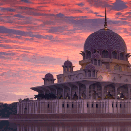 مسجد صورتی کوالالامپور ، مالزی 