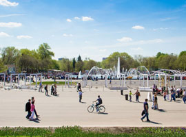 پارک گورکی مسکو روسیه 