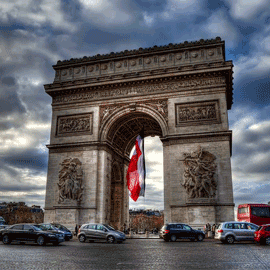 طاق پیروزی ، بنای زیبای فرانسه 